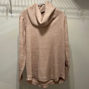 Light pink cowel neck sweater